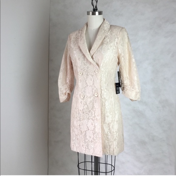 LULUS RONAN LACE DOUBLE BREASTED SUIT DRESS g615-6 - Picture 4 of 8